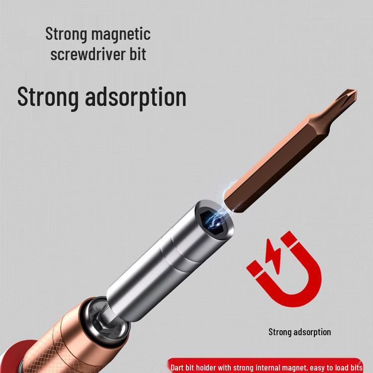 Delixi Electric Multifunktionales Schraubendreher-Set für Elektronik und Staubentfernung