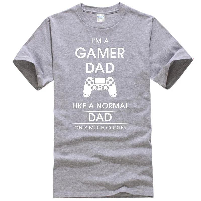 Im A Gamer Dad Fathers Gift Advanced Warfare Console Gaming T Shirt Mens Short Sleeve Casual Cotton ONeck Summer TShirt