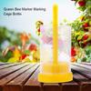 Walfront 1pc Queen Bee Marker Marking Cage Bottle & Soft Plunger Beekeeping Tackle Beekeeper Tool, Toolbox
