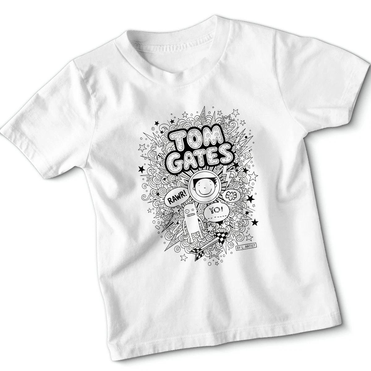 Tom Gates Kids Tshirt World Book Day School Costume Book Character Tshirt 150