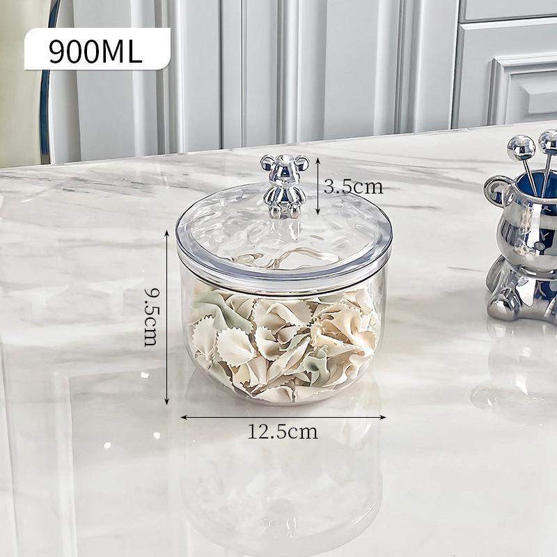 

Snack & Coffee Bean Sealing Jar, Candy & Dried Fruit Storage Container, Melon Seeds & Nuts Holder, Cereal Canister