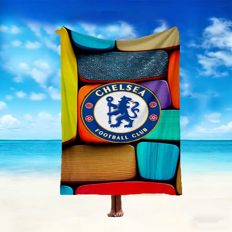 1pc Digital Print Nap Blanket, Chelsea FC Blanket for Home Use, All Season Warmth, Christmas and Valentine's Day Gift Blanket