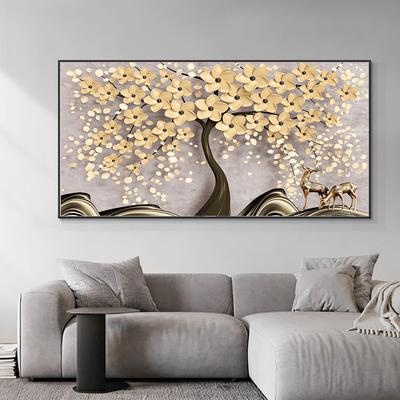 Abstract 3d White Flowers Canvas Painting Modern Posters with Scandinavian Plants and Prints Wall Art Painting for the Living Room Home Decor