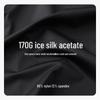 Men's Slim Fit Ice Silk Polo Shirt - Acetate Blend, Solid Color, Short Sleeves for Summer 2025