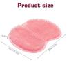 Non-Slip Suction Cups Foot Scrubber Wall Mounted Exfoliating Bath Wash Pad  Tired Feet Relief
