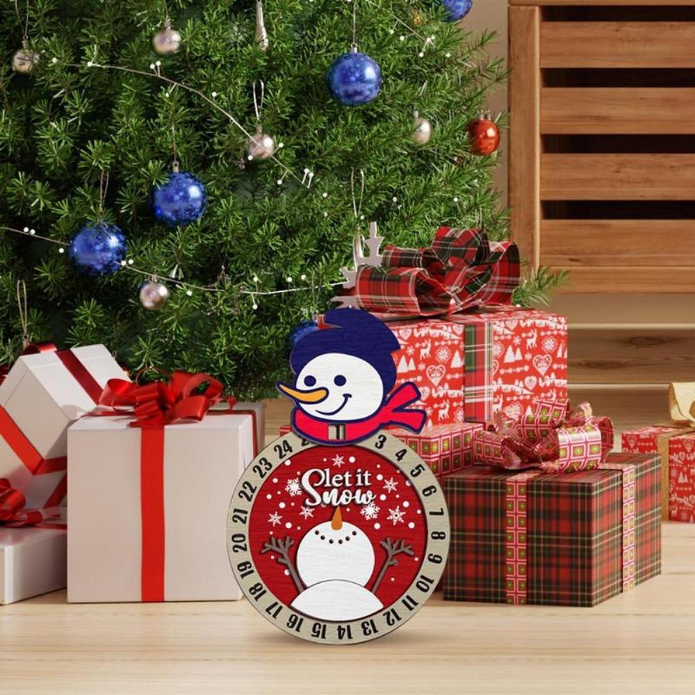 

Дизайн снеговика Рождественский календарь обратного отсчета Деревянный знак снеговика Орнамент Деревянные поделки Домашний декор