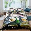 2025 Cartoon Rat King Queen Bedding Set Mouse Rodents Duvet Cover Funny Animal Love Heart Comforter Cover Polyester Quilt Cover