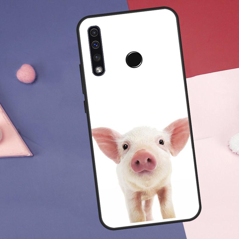 Kawaii Pig Case For Huawei Nova Y60 Y90 Y70 Y61 Y91 Y72 Y73 12s 12i 11i 8i 9 10 SE P30 P40 Lite P60 Pro