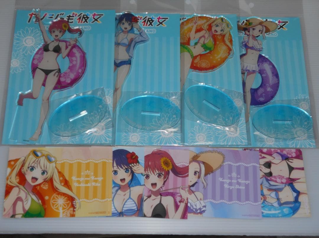 

[USED] Kanojo mo Kanojo Large Acrylic Stand (4 types) with Bromide Purchase Bonus