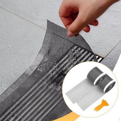 2 Pieces Shower Drain Hair Catcher Floor Sticker Drainage Hole Easy To Install Mesh Cover for