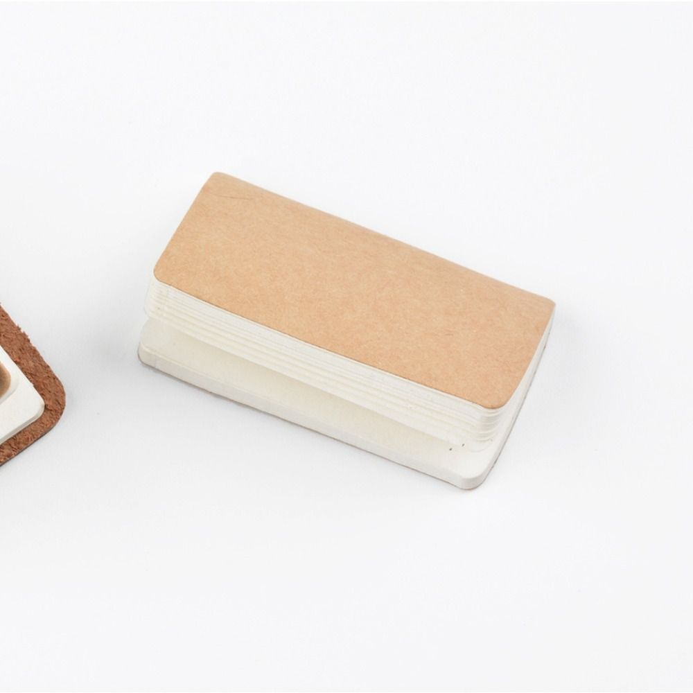 Mini Größe Miniatur Notizbuch mit Ledereinband und Riemen Taschenkalender Reisetagebuch