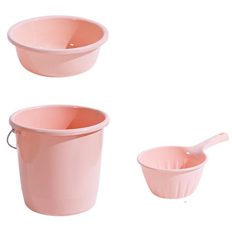 KODENOR Portable Water Bucket, Basin & Ladle Set