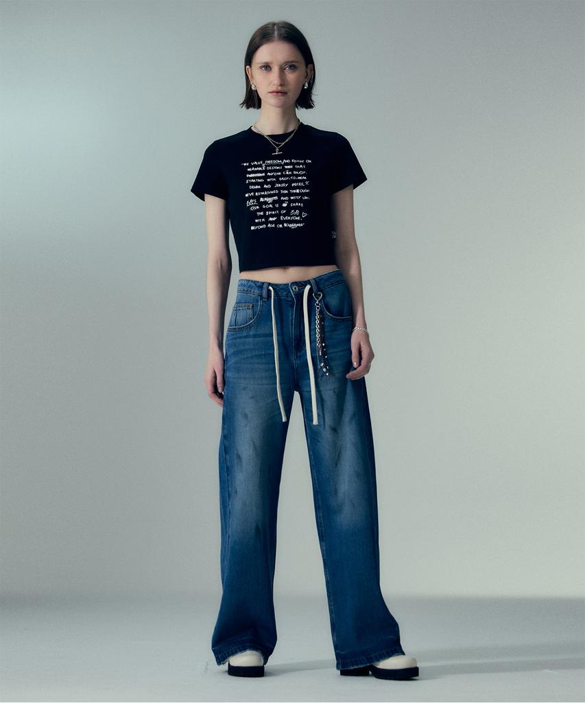 Jeissijeidi String Wide Denim Jzdp32Jc