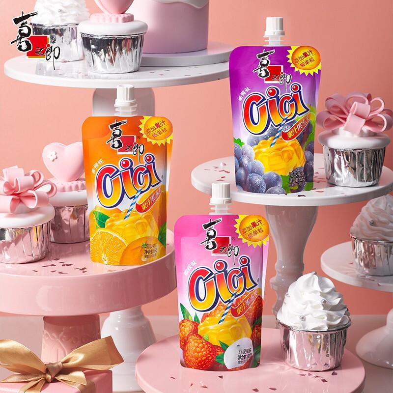 Xi Zhi Lang Fruit Jelly Drink Pouches