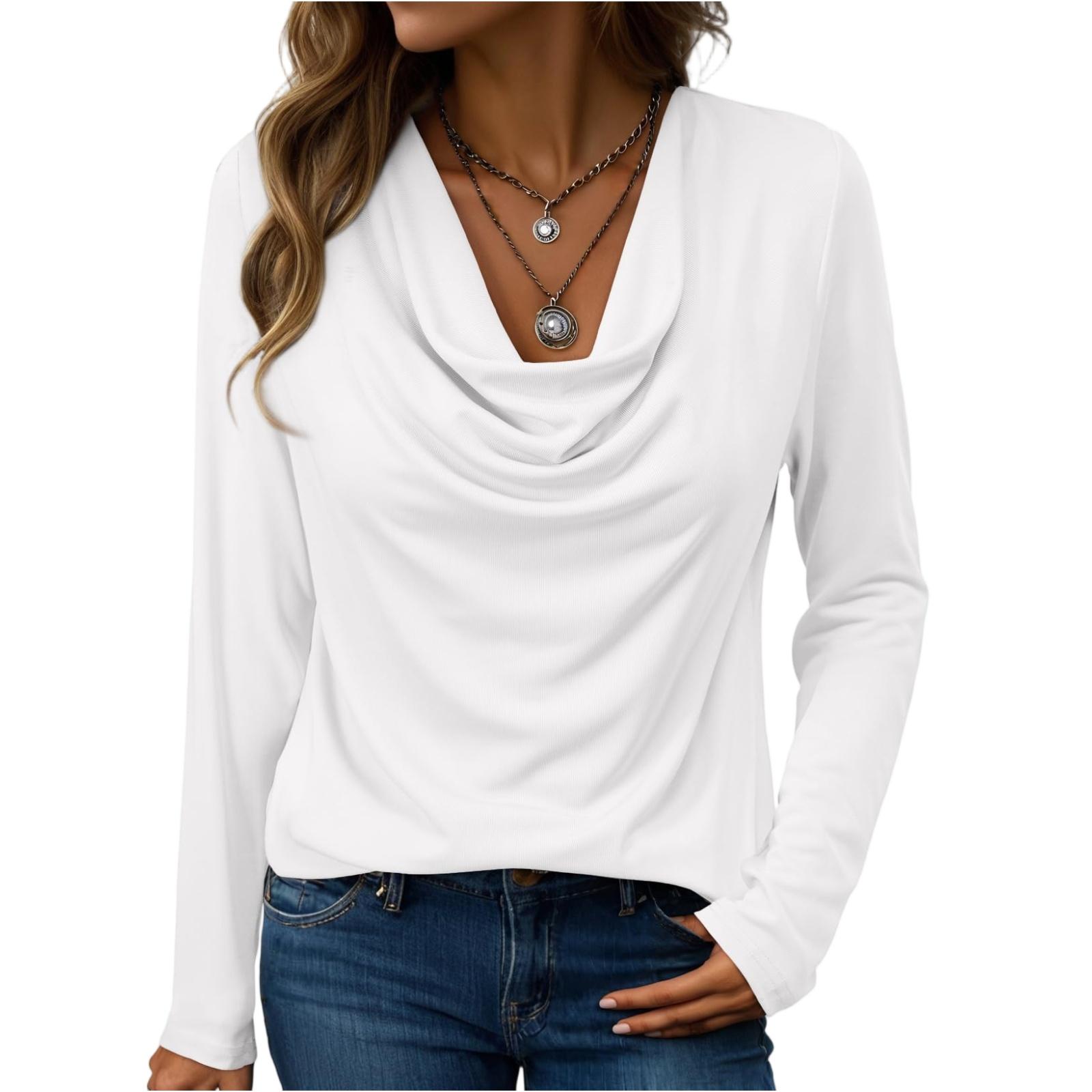 

Women s Fashionable Casual Top XL білий