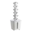 Hydroponischer Turm, 30 Töpfe 6 Etagen Hydroponik Anbausystem Kit mit App-Steuerung, Vertikaler Heimgarten mit 20L Wassertank & Pumpe, Pflanzgefäß