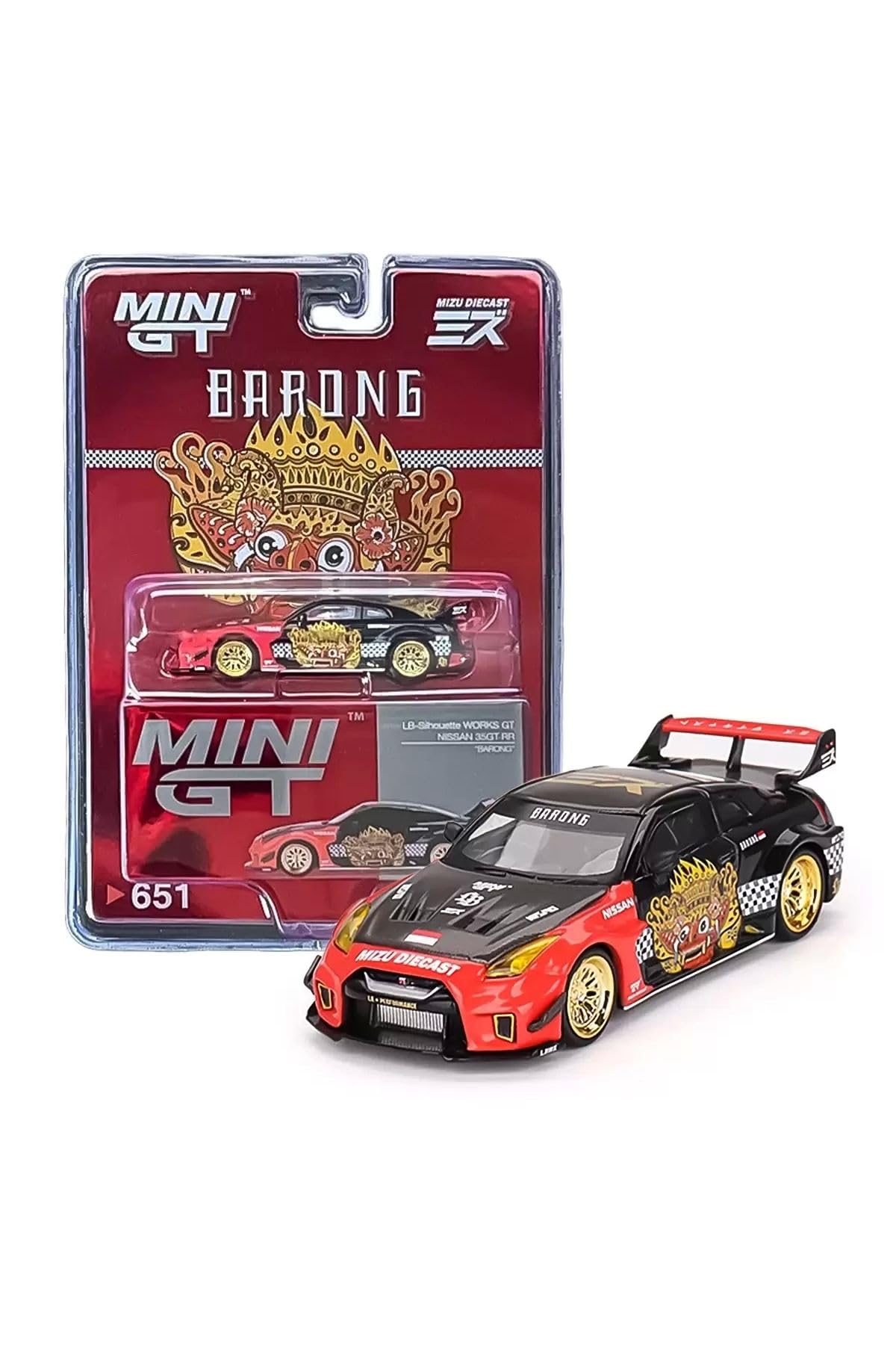 

MINI GT 164 LB-Silhouette WORKS GT Nissan 35GT-RR Version 1 BARONG MINI GT x Mizu Diecast Right-hand drive Finished product