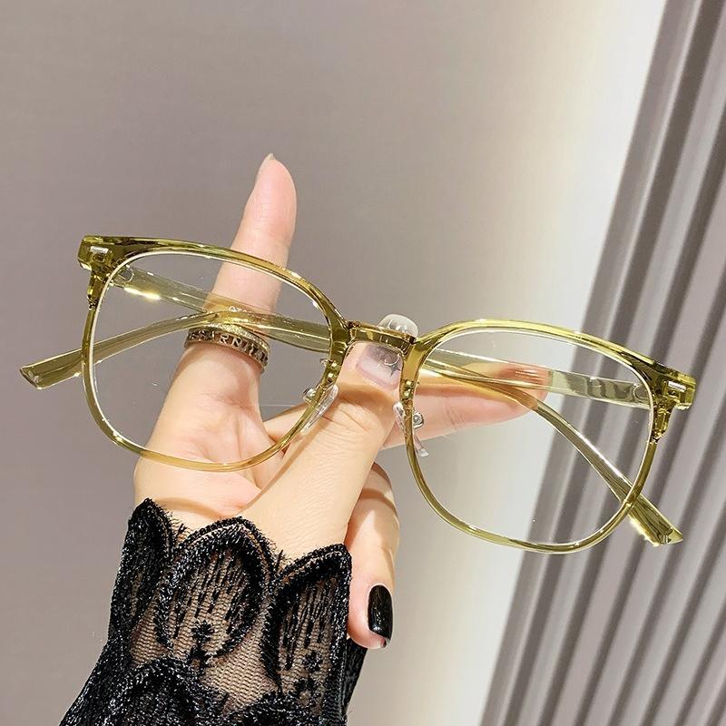 

Ultralight PC Frame Myopia Glasses Women Men New Fahsion Square Frame Anti Blue Light Short Sight Eyeglasses Comfortable Eyewear 0 зелёный