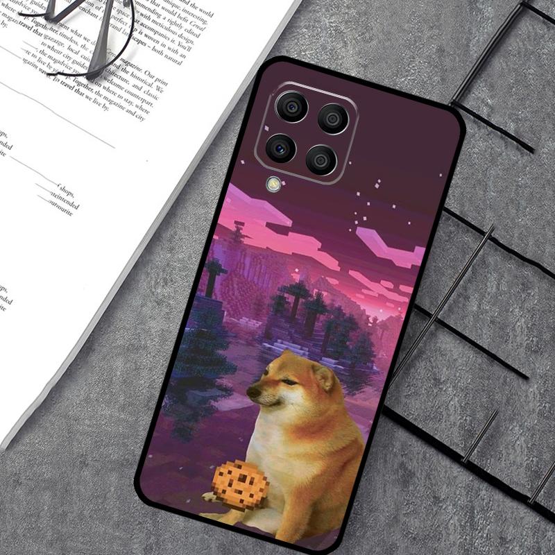 Cheems Doge Meme Funny Doggy Case For Samsung Galaxy M54 M32 M52 M15 M11 M12 M13 M14 M06 M16 M36 M56 M31 M53 M35 M55 M34