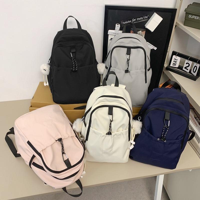 New Backpack Girls Large Capacity Computer Backpack Cute Girl High School College Student Casual Simple Schoolbag
