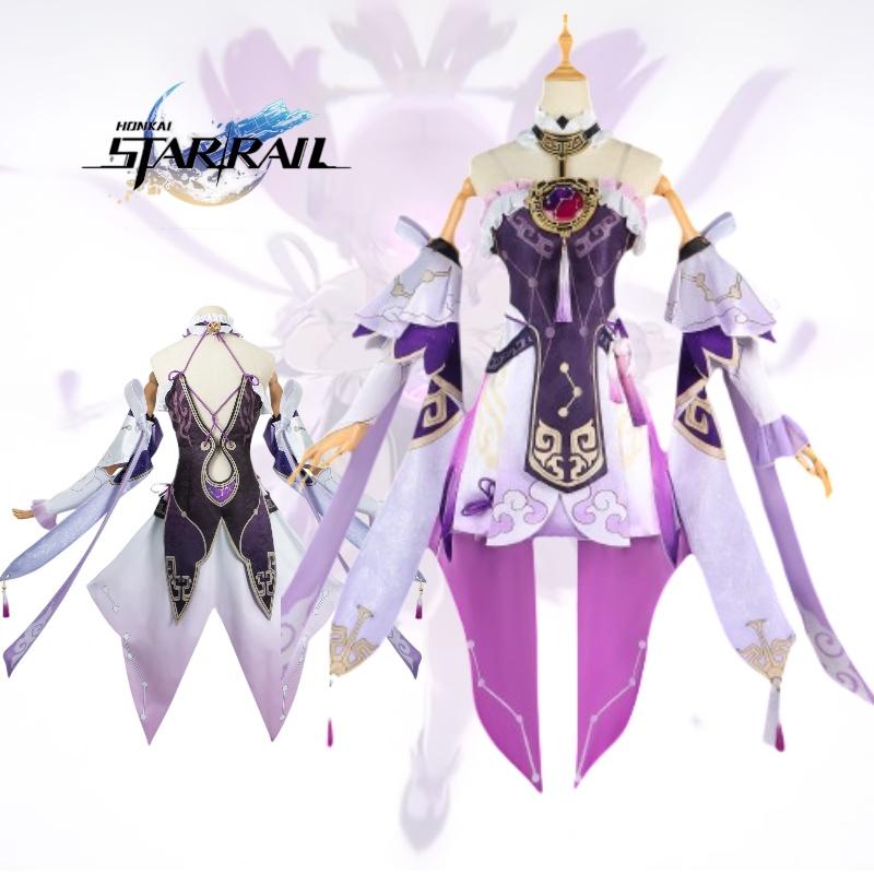 Rail Fu Honkaistar Xuan Cosplay Ancient Costume Dress Halloween Party Girl Prop