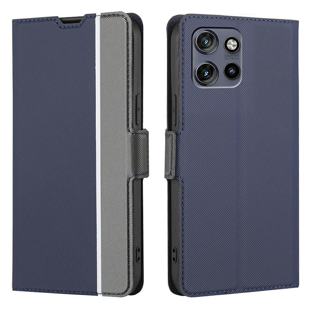 Phone Case For Motorola Edge 50 Neo 5G/Moto S50 5G/ThinkPhone 25 5G Card Holder Twill Texture Leather Cover