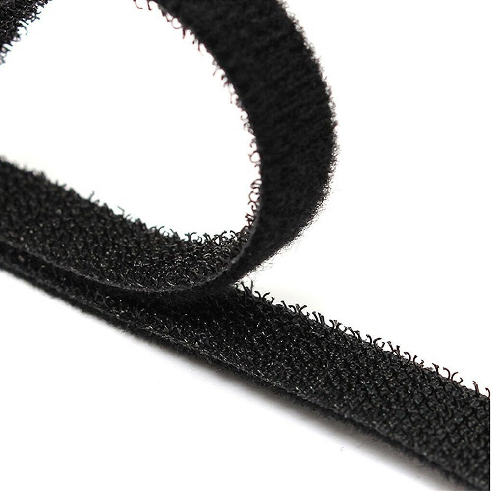 100pcs Reusable Cable Tie Nylon Hook Loop Strap Cord Ties PC TV Organiser