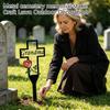 Cemetery Memorial Stake with Pointed Top - Outdoor Decorative for Deceased Relatives