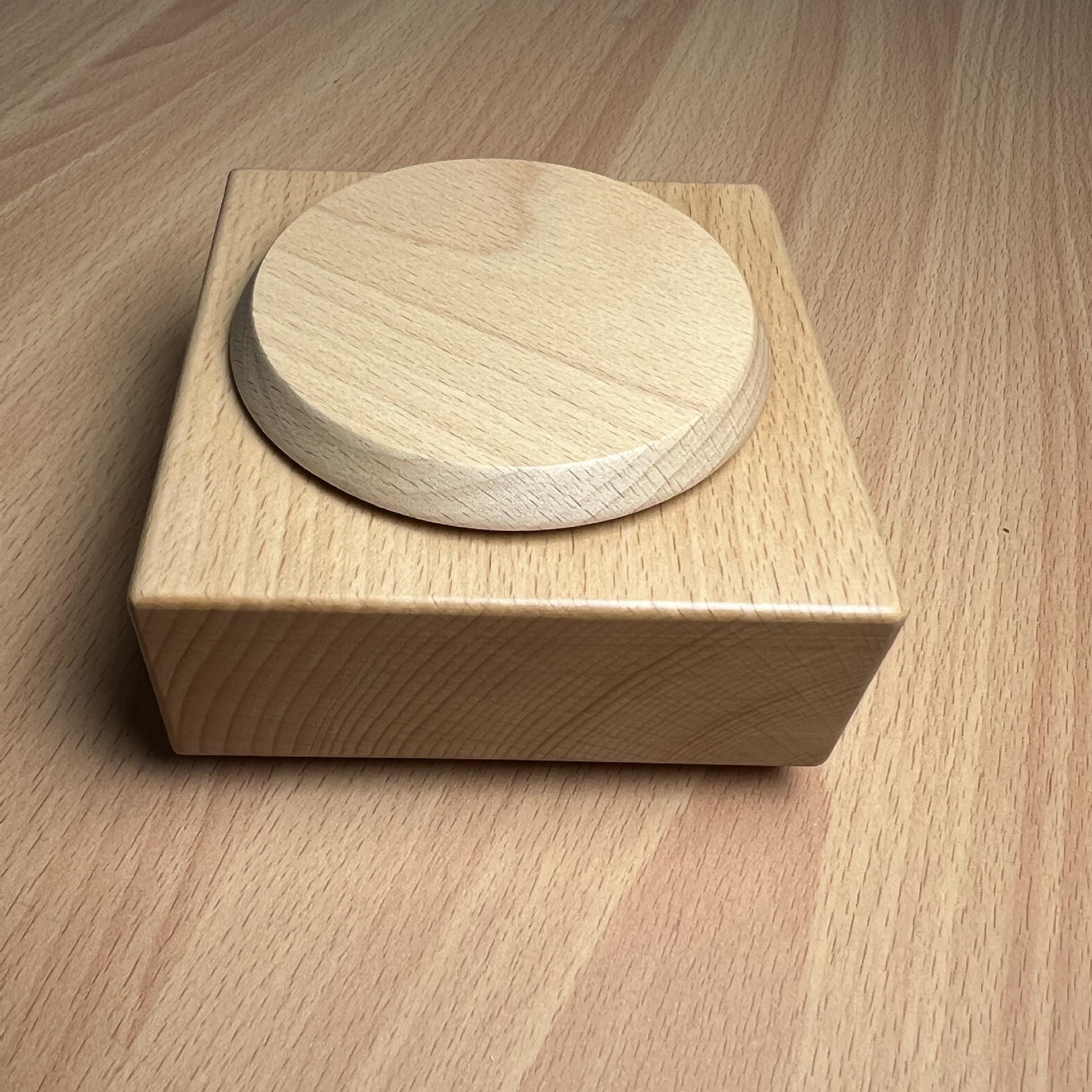 

Wooden Carousel Music Box with Little Train - Home Decor & Birthday Gift