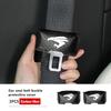 PU Leather Car Seat Belt Buckle Clip Cover Protector Anti-Scratch Case For Toyota GR Sport C-HR Rav4 YARiS supra Corolla Prius J33