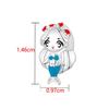 Eco-friendly Copper Cartoon Fairy Tale Pendant Beaded Bracelet Necklace DIY Loose Beads Accessory