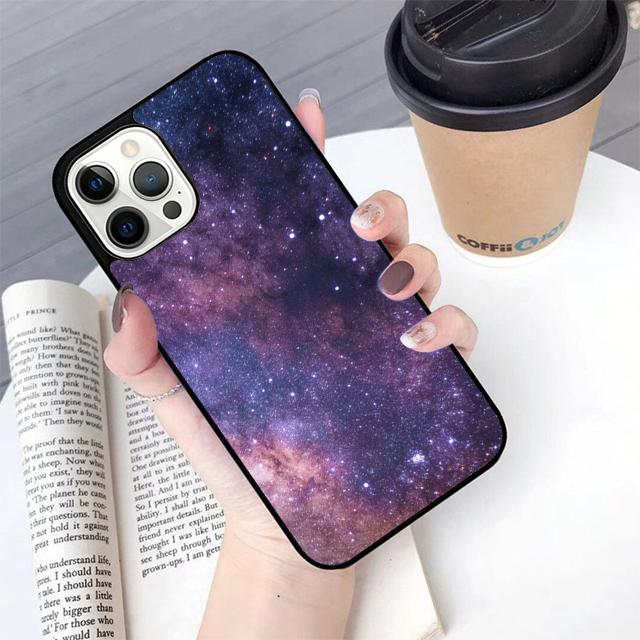 Autumu Night Galaxys Sky Stars Space Phone Case Cover for iPhone 17 Air 16 16e 15 12 11 13 14 Pro Max Apple Plus