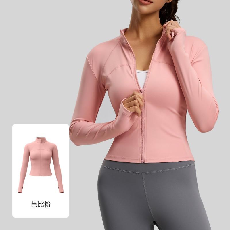 Womens Lightweight UV Protection Yoga Jacket Breathable Fitness Outerwear Sportswear