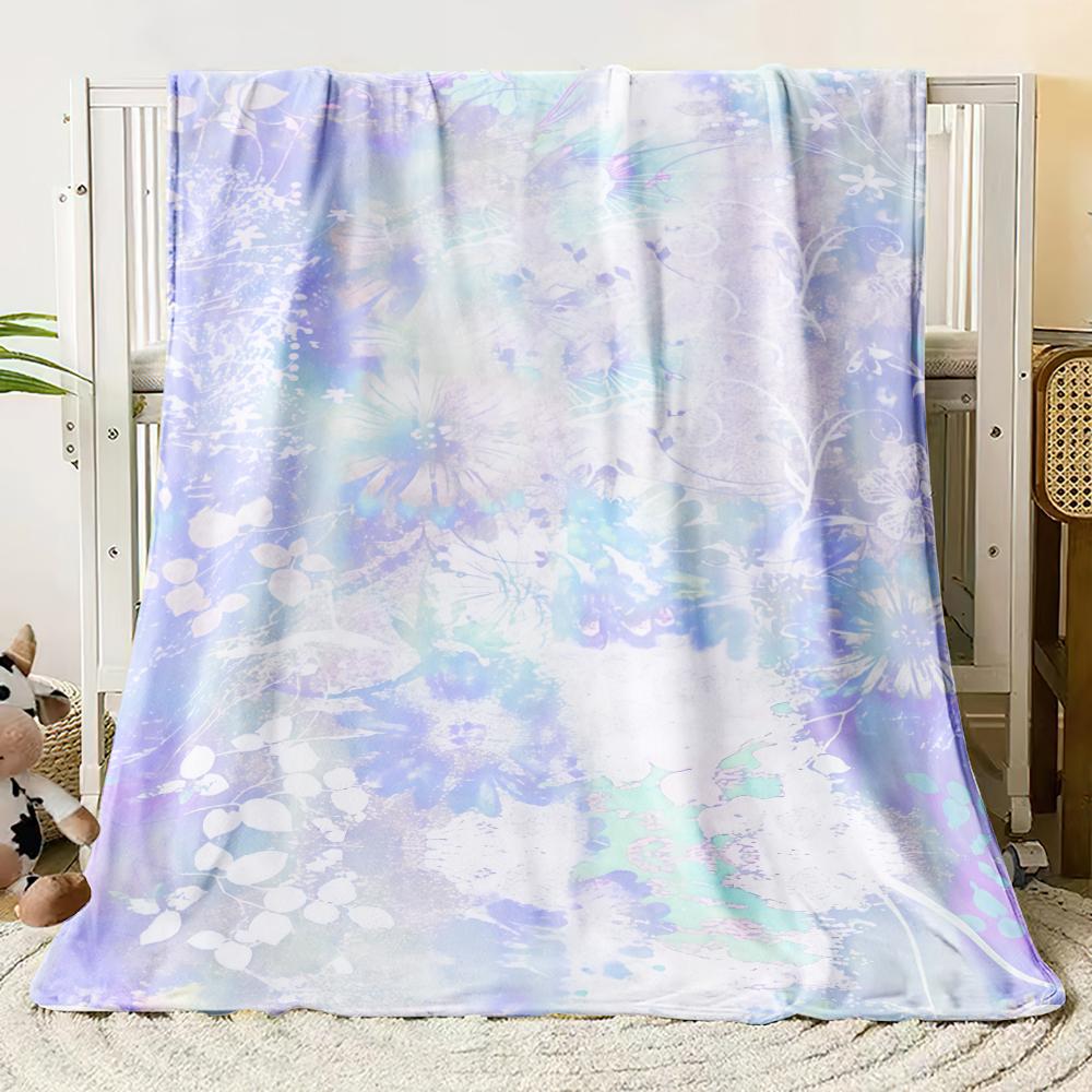 

Dreamy Rendering Flannel Blanket , Soft and Comfortable Living Room Sofa Blanket, Office Nap Blanket, Picnic, Travel Camping 130x150cm