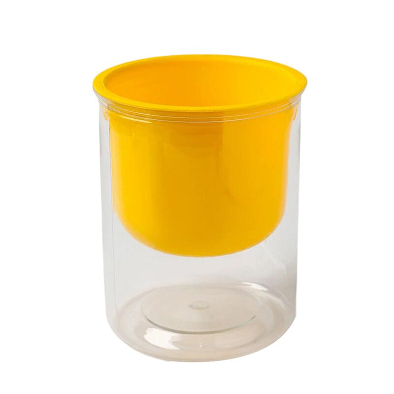 

Желтый Синий Зеленый Пластиковый Цветочный Горшок Автоматический Абсорбирующий Ленивый Цветочный Горшок Настольный Горшок жёлтый