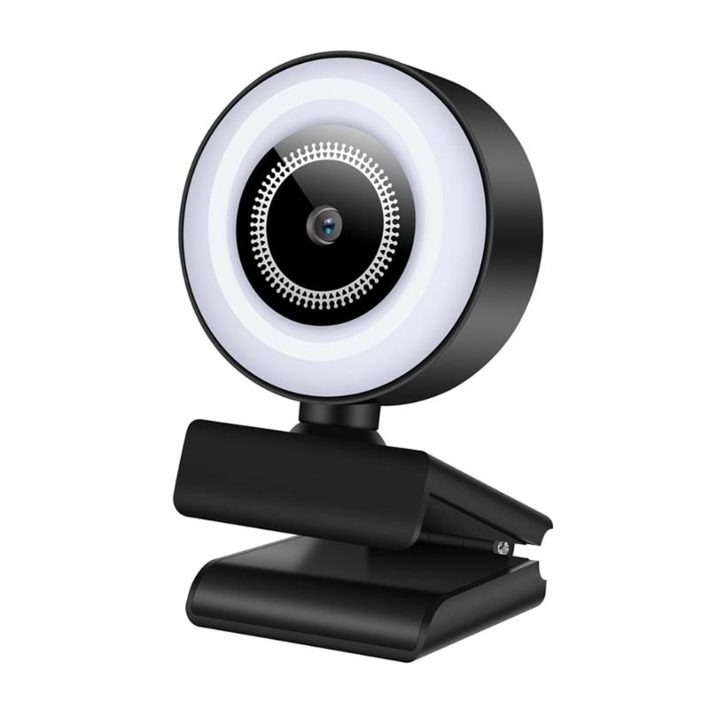 

Веб-камера 1080p Комп’ютерна камера B12 Кругла високої чіткості Fill Light Rotate for Conference Live cam Usb