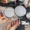 2X/5X/10X Vergrößerung Faltbarer Spiegel Doppelseitiger Tragbarer Spiegel 360° Drehung Handspiegel Tischständer Make-up-Werkzeug