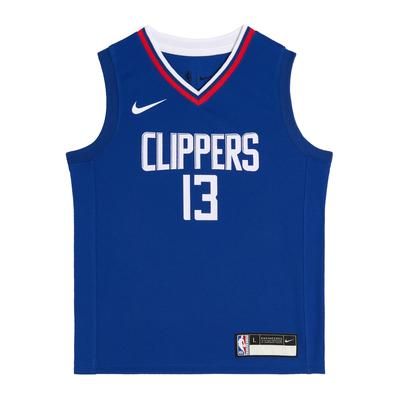 X NBA Collaboration Vest Clippers Paul George 13 Fashion Simple Comfortable Pullover V-Neck Kids Tops Blue 3Z2B3BZ6P-CLIPG