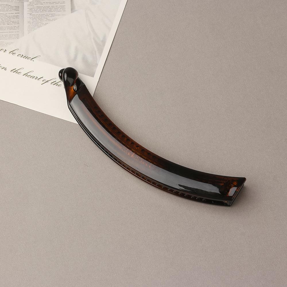 12.5cm Leopard Print Ponytail Clip - Versatile, Anti-Slip, Large Banana Twist Hair Clip for Women