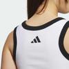 Adidas Round Neck Comfortable Breathable Skin-Friendly Soft Tank Top Women Tops White JY7620