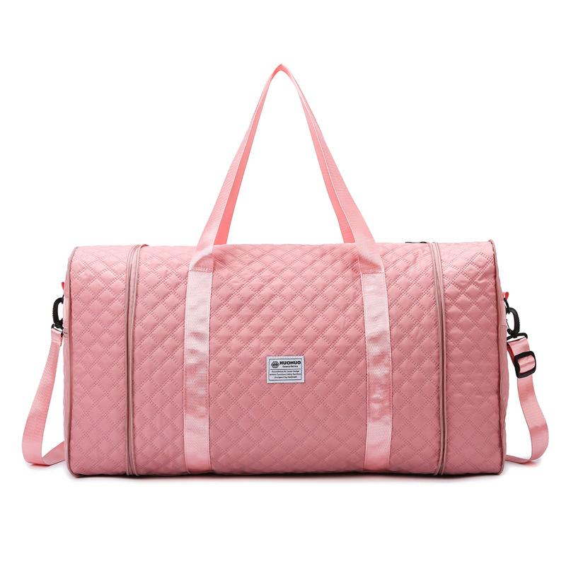 Folding and Extended Outdoor Portable Travel Bag Dry and Wet Separation Fitness Bag Large Capacity Moving Storage Bag Can Be Used To Pull Rod