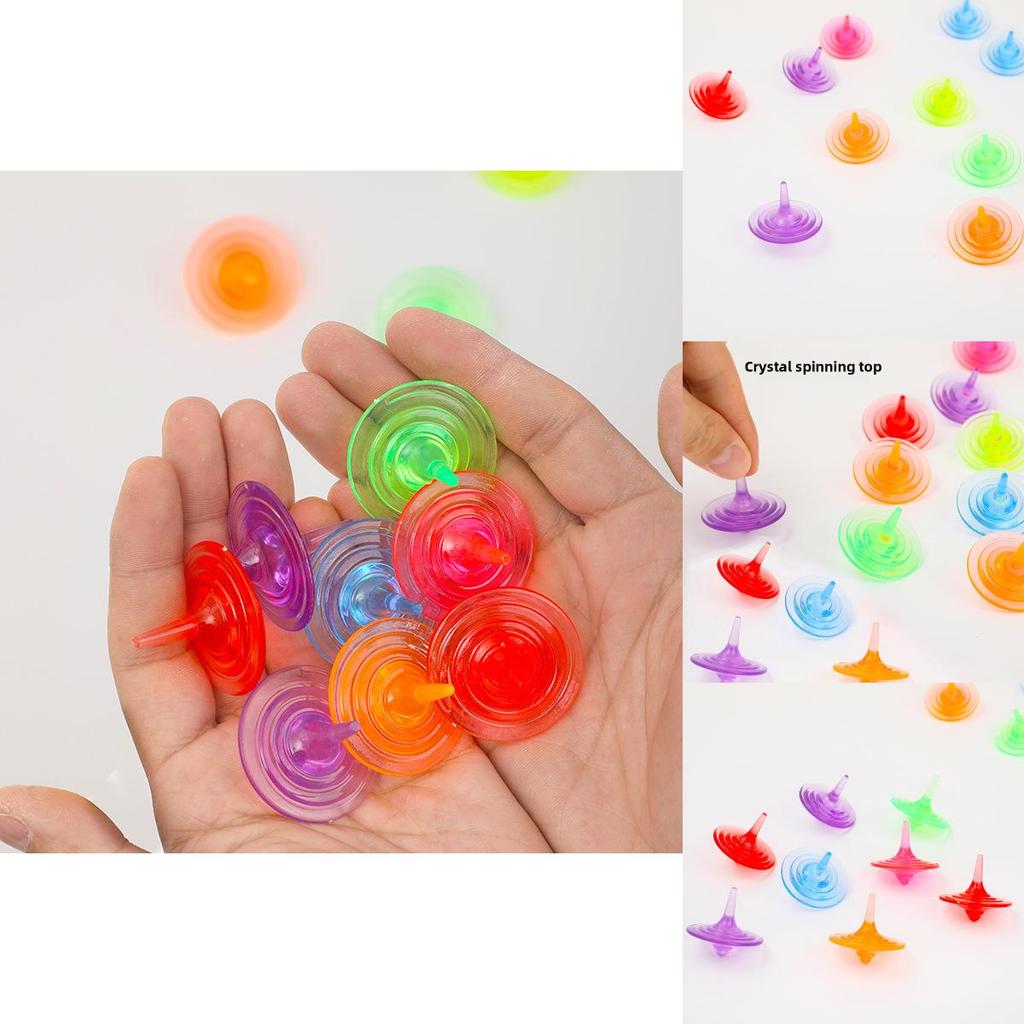 Crystal Spin Gyroscope Toy For Children With Colorful Water Design For Kids Gift And Educational Play