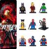Superhero Building Blocks Toy Set With Iron Man Captain America Wolverine Spider-man And More!