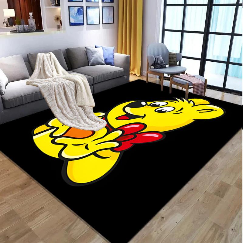 Bamse Pattern Rug, Indoor/Outdoor Mat, for Picnic, Gameroom, Bedroom, Office, Living Room, Home Decor Carpet, Birthday Gift