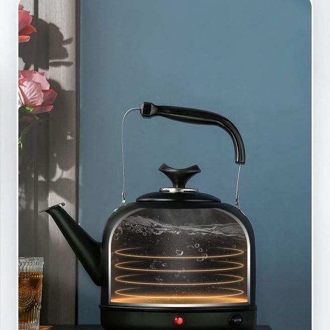 316 Stainless Steel Large Capacity Electric Kettle with Whistling and Heat Preservation, Suitable for Mother and Baby.
