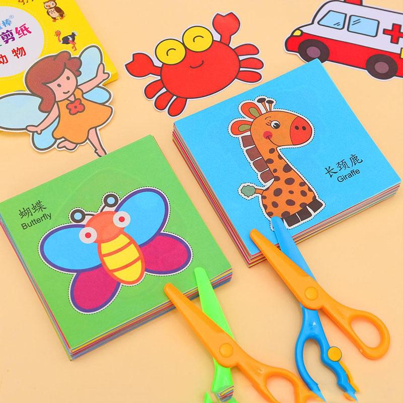 Fun Educational Paper Cutting Craft Set for Kids 3-6 Years