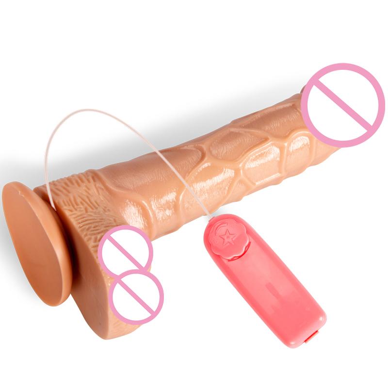 Dildo Vibrator Erotisches Sexspielzeug Realistischer riesiger Penis Starker Saugnapf Vibratoren für Frauen Vibrierende Produkte für Erwachsene Sexshop