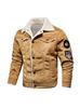 2026 Autumn/Winter Men's Plus Velvet Hooded Leather Jacket