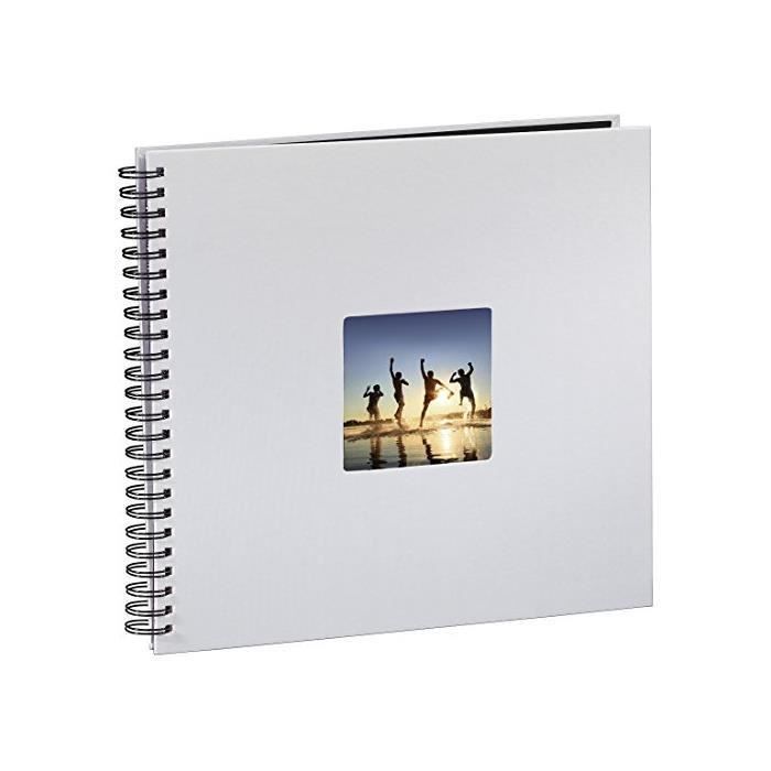 Album photo - fineart - 36 x 32 cm - 50 pages - couleur gris - mixte