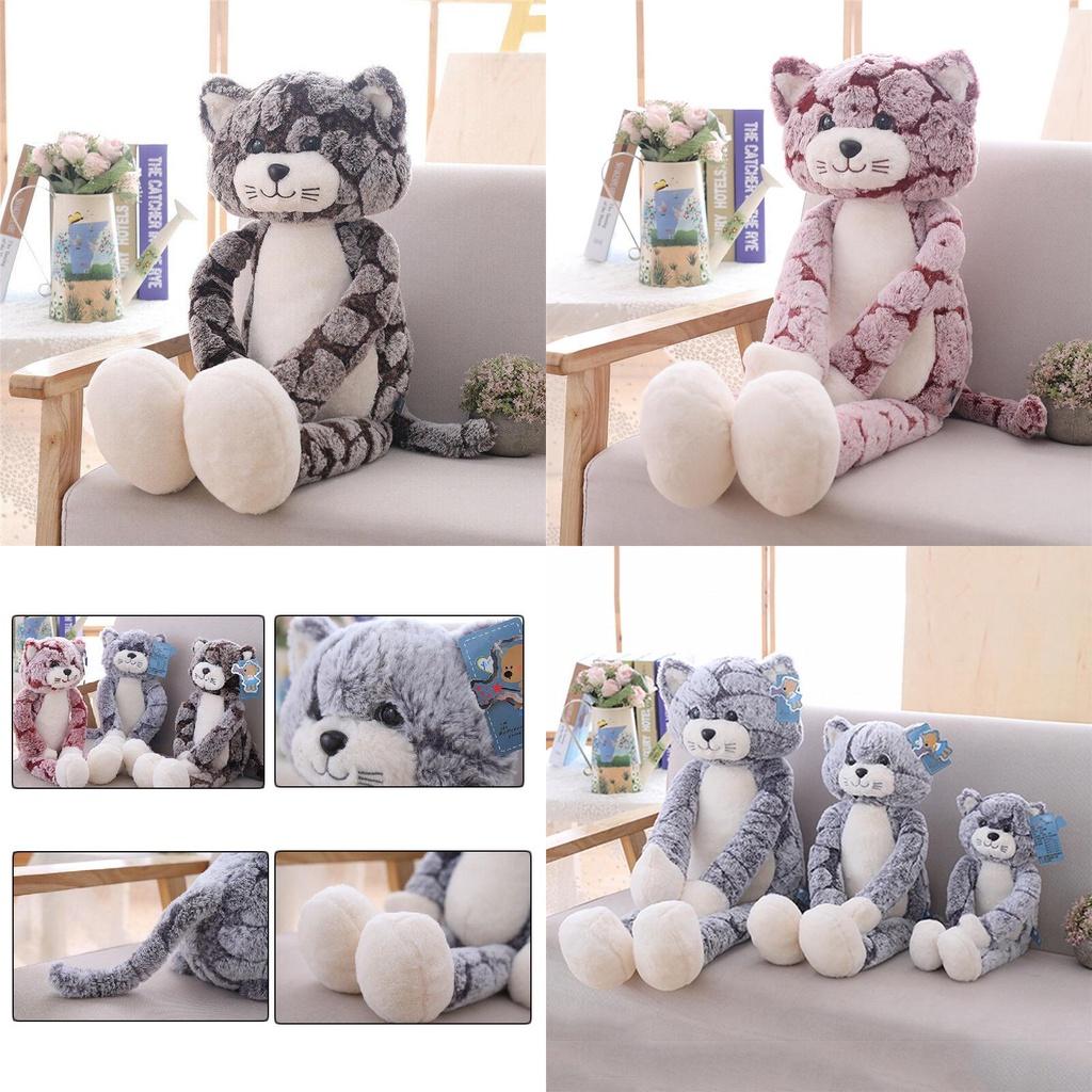 Adorable Large Cat Plush Toy Soft Cute Stuffed Doll Perfect For Christmas Gift